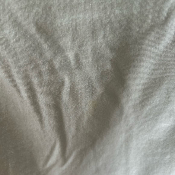 Babaton white cropped  tank with shoulder pads - Picture 3 of 4